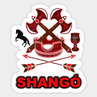 Shango Sticker